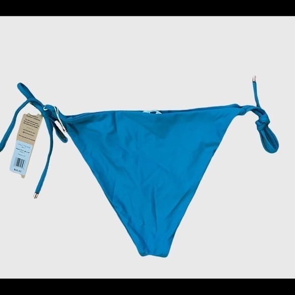 SWIM Systems Holly Tie Side Bikini Bottom in Pacific Blue Size Medium NWT - Picture 6 of 12
